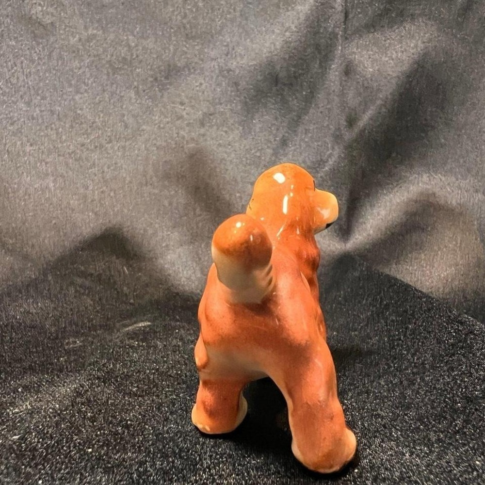 Cocker Spaniel Figurine Vintage Small Brown White Excellent Ceramic Dog - Picture 6 of 7